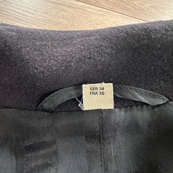 Burberry Wool Pea Coat - Size 4 - Picture 4 of 6